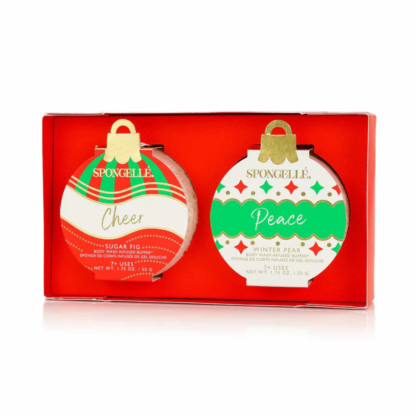 Spongelle Celebrate the Season | Holiday Ornament Gift Set