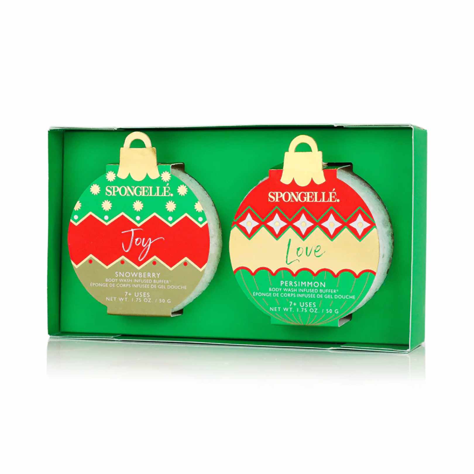 Spongelle Deck the Halls | Holiday Ornament Gift Set